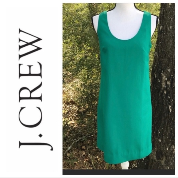 J Crew Factory Green Sleeveless Dress - Picture 10 of 10